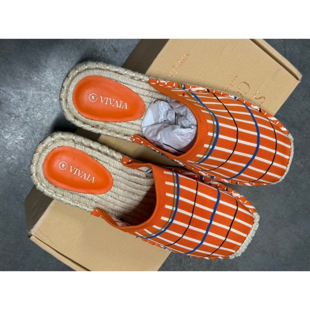 VIVAIA Round-Toe Espadrille Mules size EU/39 US/8 - Picture 8 of 11